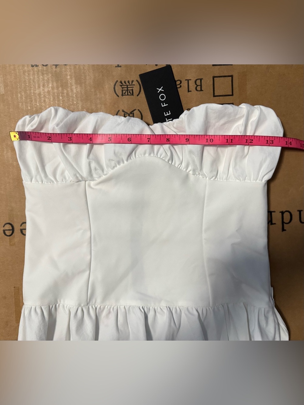 White Fox All For You Strapless Top - Picture 10 of 11
